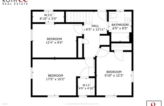 1702 Copley Dr Floor Plan3 with Logo-1