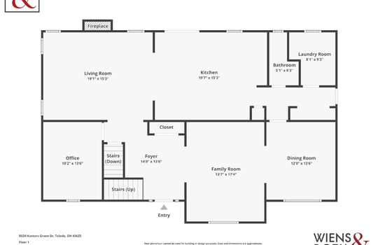 5024 Hunters Green Floor Plan1 with Logo-1