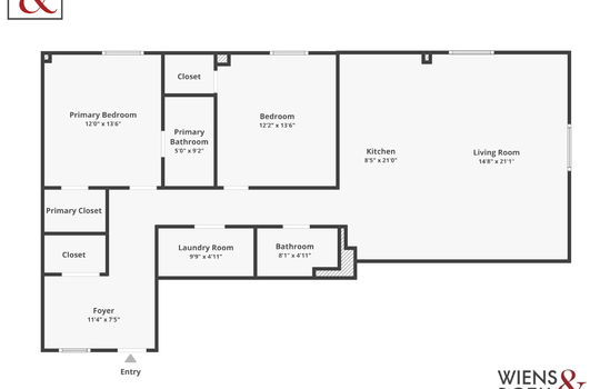 100 S Huron Floor Plan with Logo-1