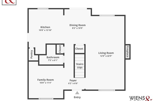 1846 Bragden Dr Floor Plan1 with Logo-1