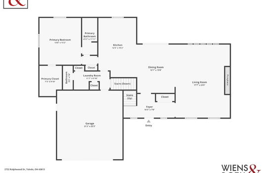 2732 Ralphwood Dr Floor Plan1 with Logo-1