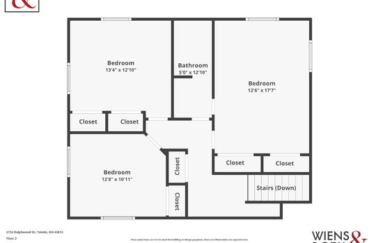 2732 Ralphwood Dr Floor Plan2 with Logo-1