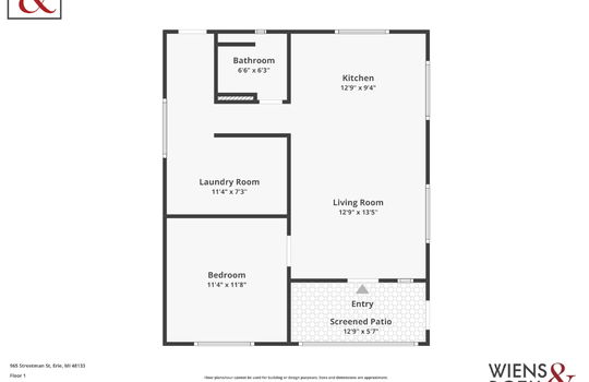 965 Streetman Floor Plan1 with Logo-1