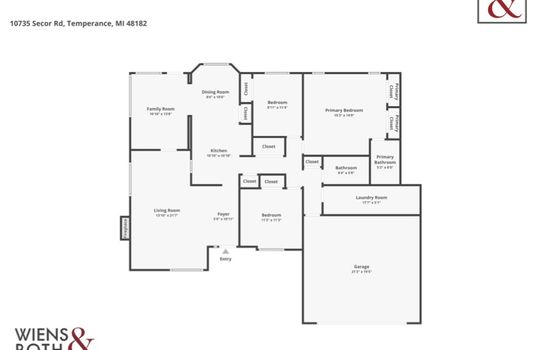 10735 Secor Rd Floor Plan with Logo