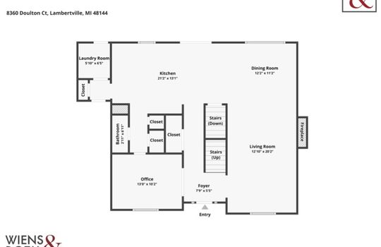 8360 Doulton Floor Plan1 with Logo