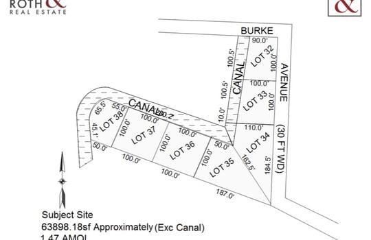 Burke Land Floor Plan with Logo
