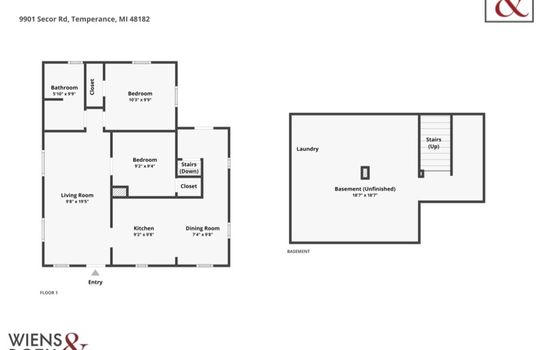 9901 Secor Floor Plan3 with Logo
