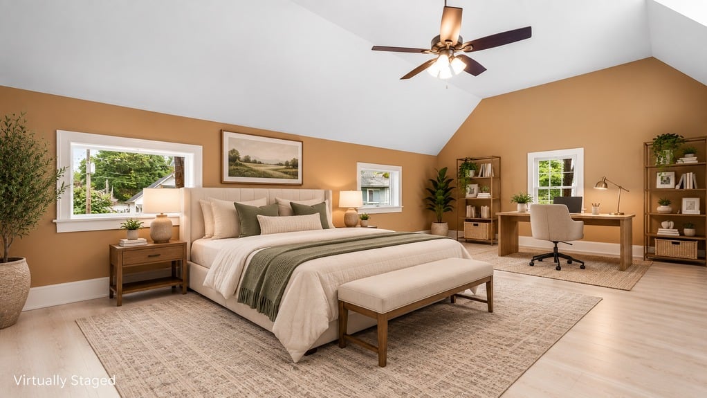 Staged Carriage House Upstairs