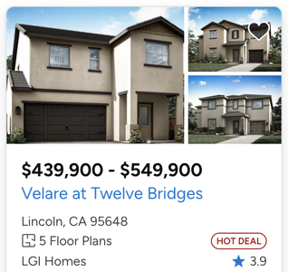 new-build homes under $500,000