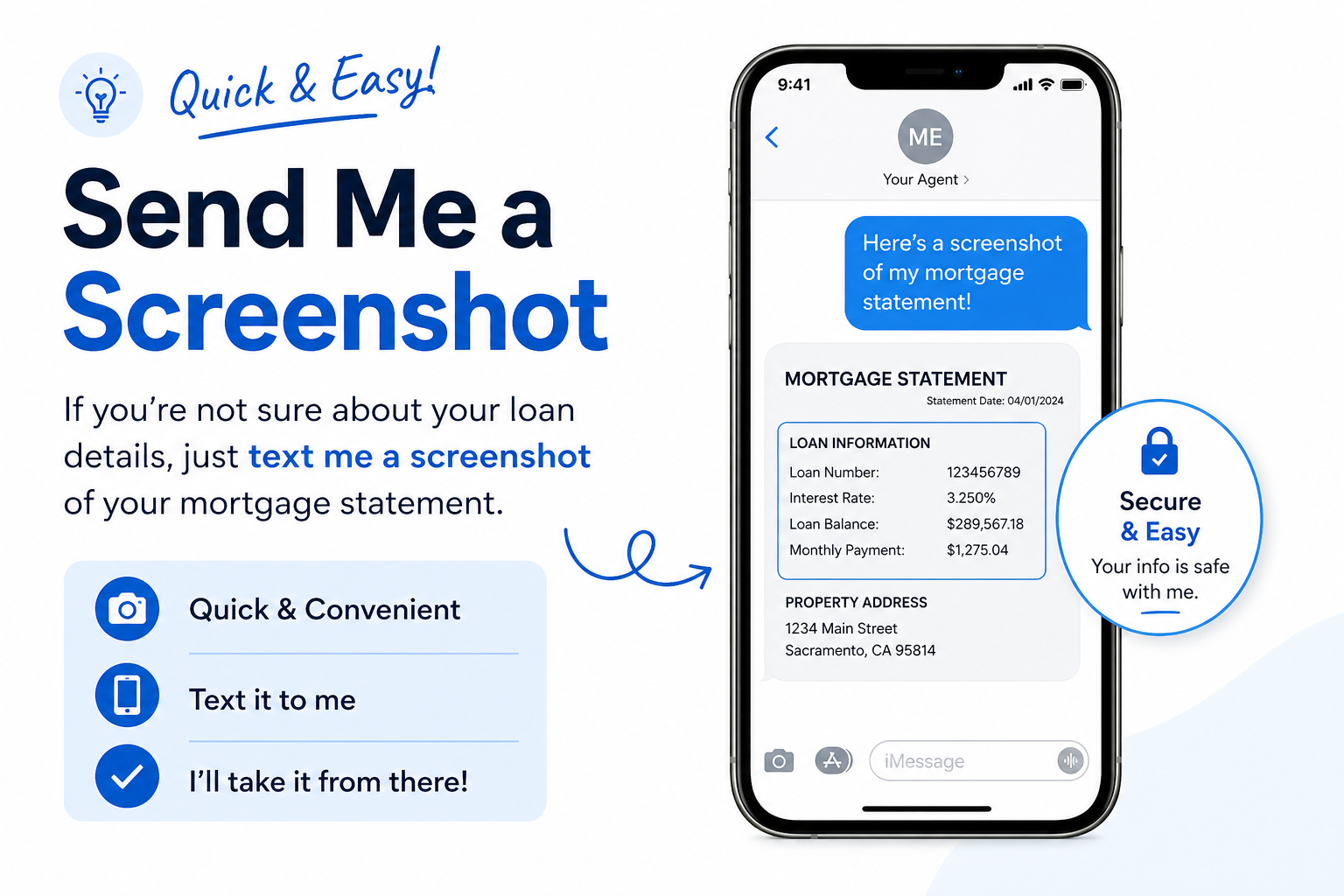 Send a screenshot of your mortgage statement to check if your home qualifies for an assumable loan in Sacramento