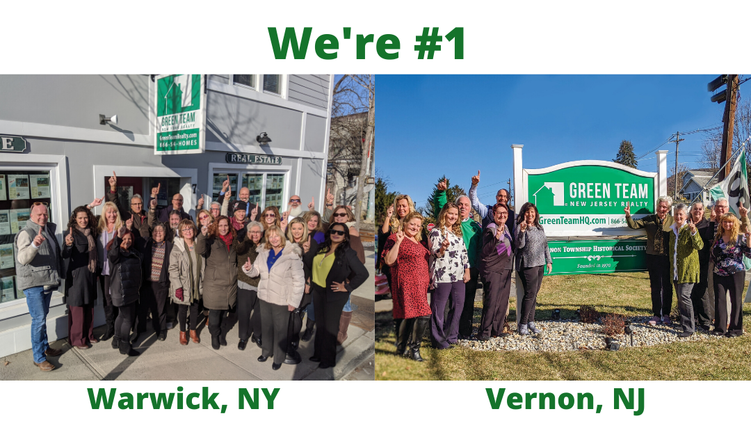 Green Team Realty #1 in Warwick and Vernon for 2019!