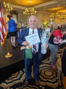 Ted Van Laar,Green Team New Jersey Realty, receiving Circle of Excellence Award