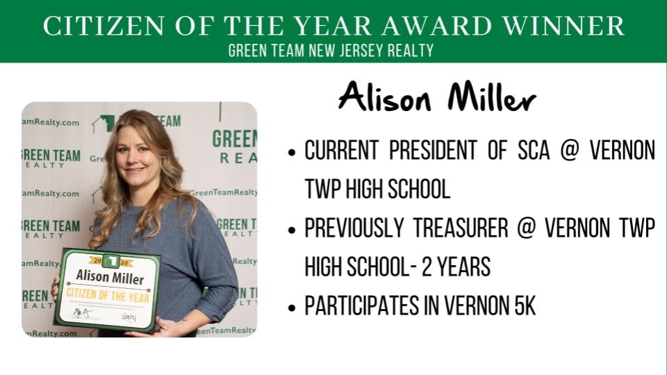 Green Team Realty 2020 Citizen of the Year
