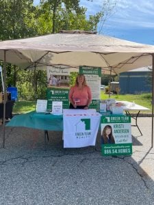 Kristi Anderson of Green Team New Jersey Realty at Street Fair