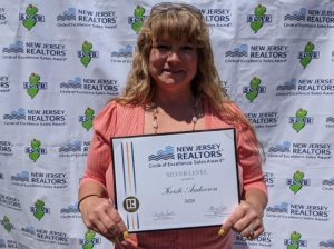 Kristi Anderson of GTNJR Silver Circle of Excellence Award