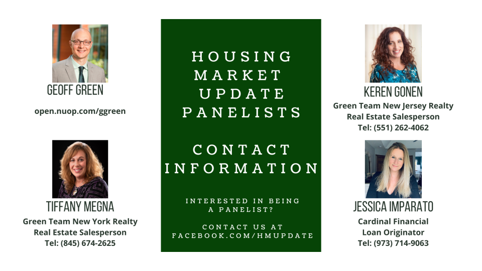 October 2021 Housing Market Update Panelist Contact Information