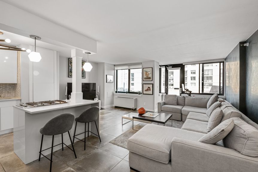 Living Room and Kitchen