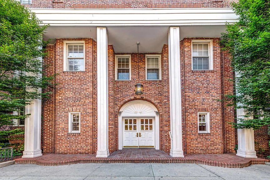 Outdoor view of the front entrance