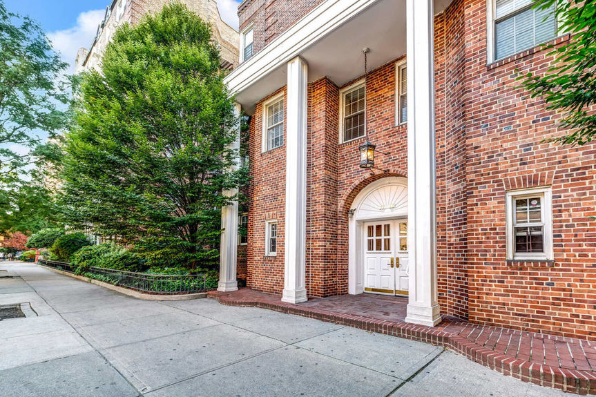 Outdoor view of the front entrance