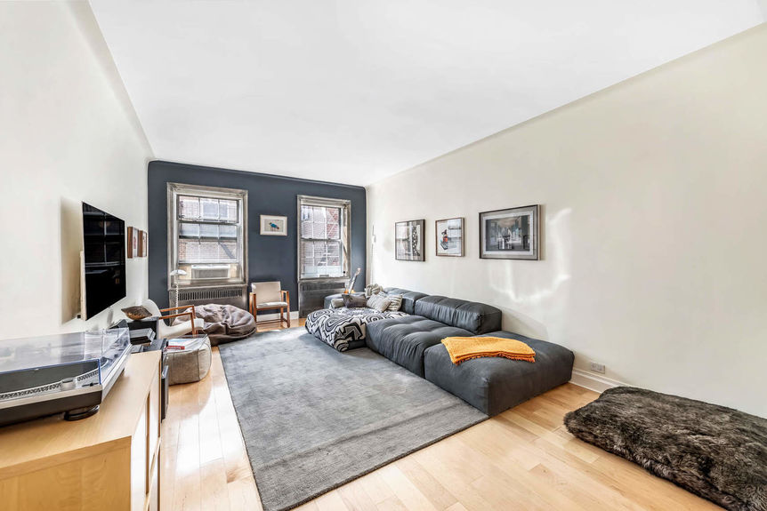 Living room with furniture