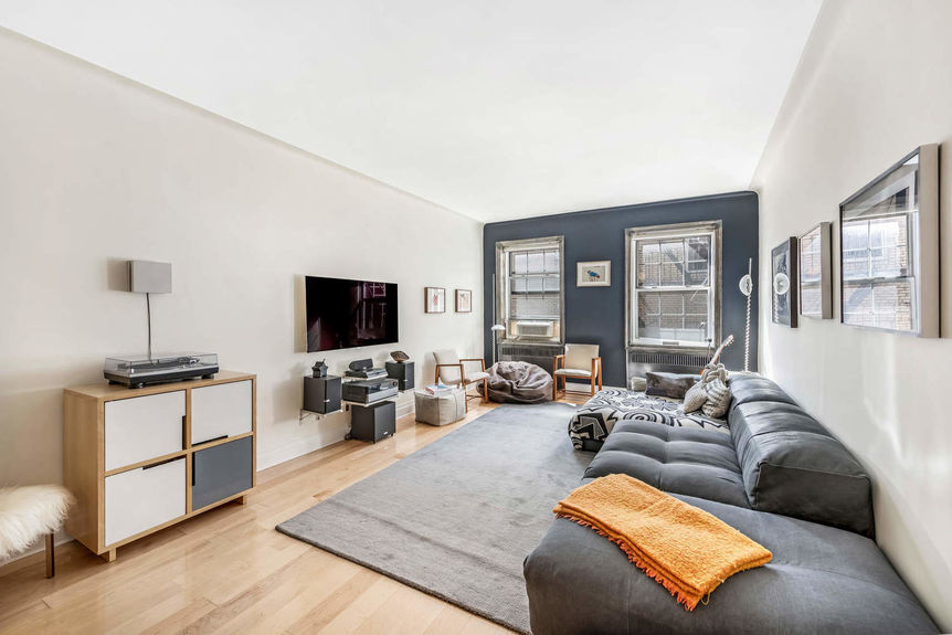 Living room with furniture