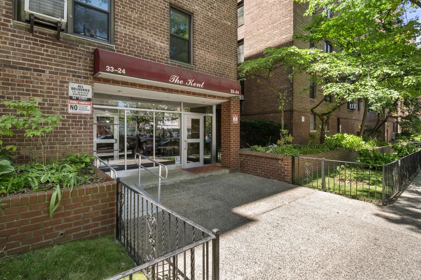 Outdoor entrance of the building