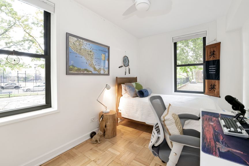 Bedroom and study table