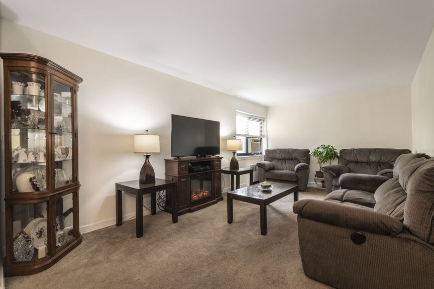 Living room with furniture