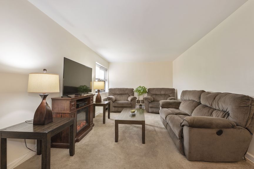 Living room with furniture