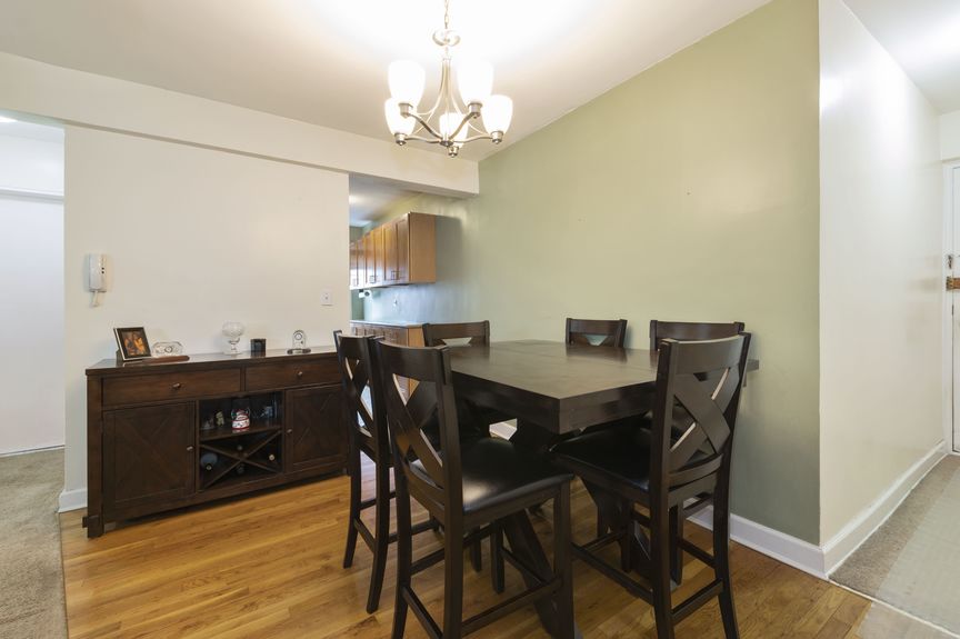Dining area with dining set