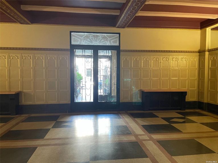 Inside look of the entrance