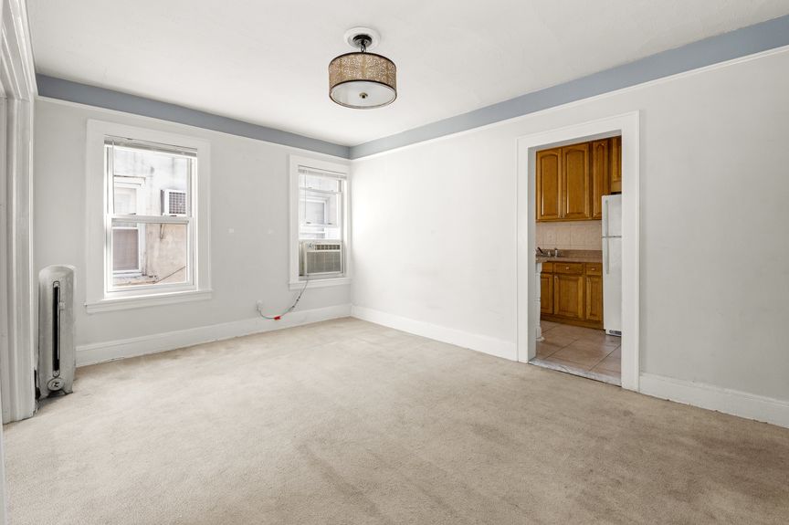 living room on the second floor