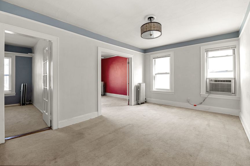 Living room on the second floor