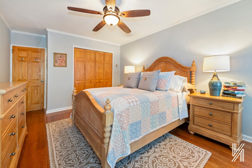 Another side of the large bedroom including a walk-in closet