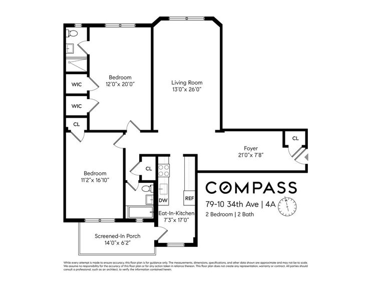 Unit 4A Floor Plan