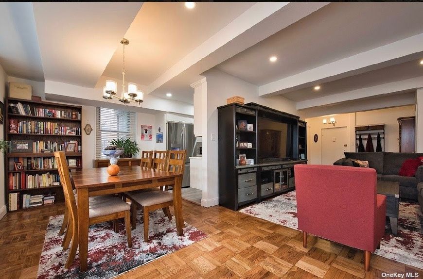 Dining room and living room