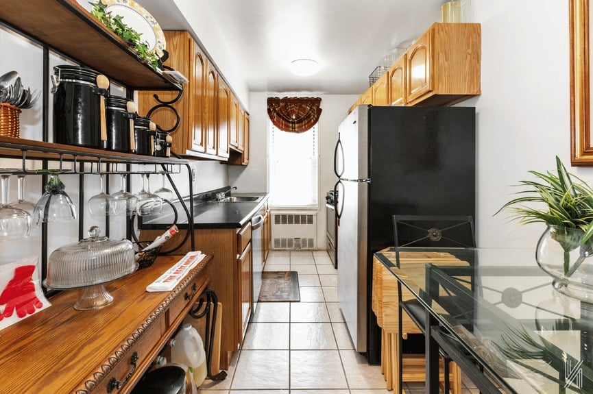 Kitchen photo of 33-04 93rd St, 1S in Jackson Heights