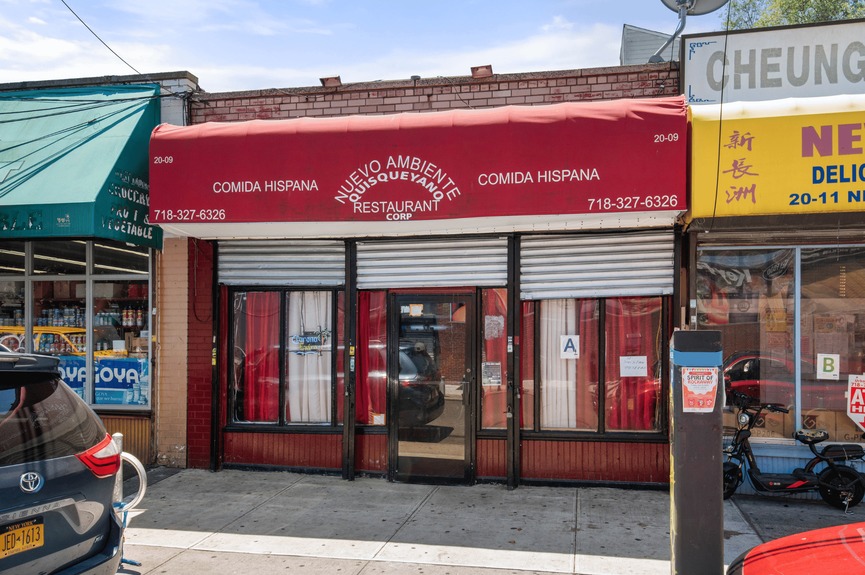 Outside of the commercial building