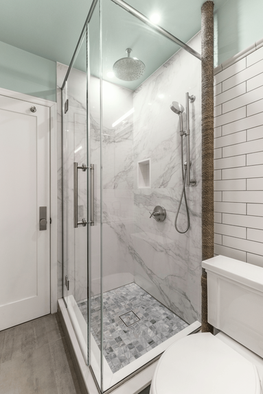 Bathroom at 35-06 88th St, Unit 3G, a co-op apartment in Jackson Heights, Queens (11372).