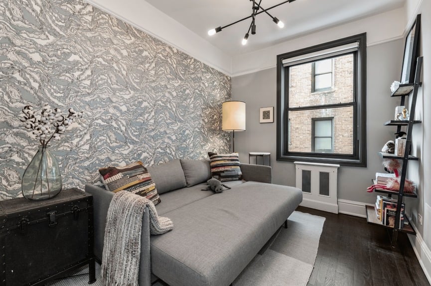 Guest Room at 35-06 88th St, Unit 3G, a co-op apartment in Jackson Heights, Queens (11372).