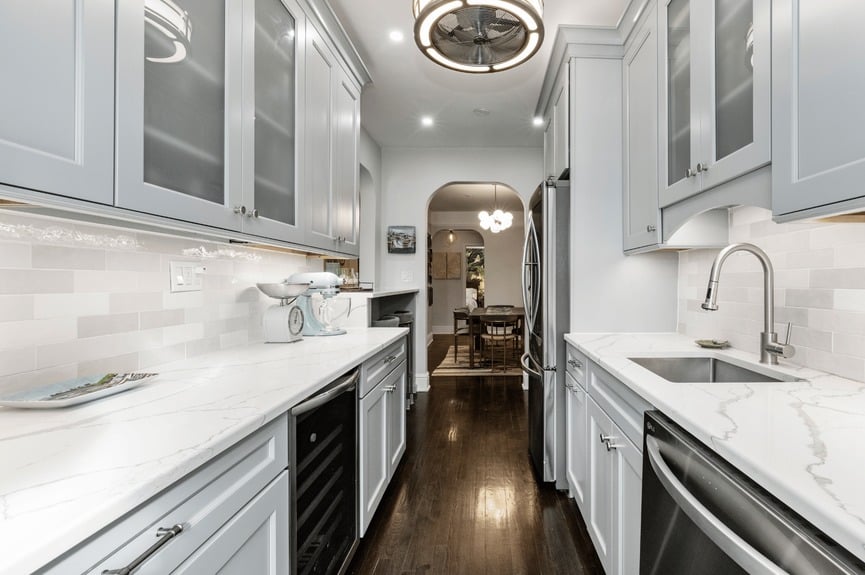 Kitchen at 35-06 88th St, Unit 3G, a co-op apartment in Jackson Heights, Queens (11372).