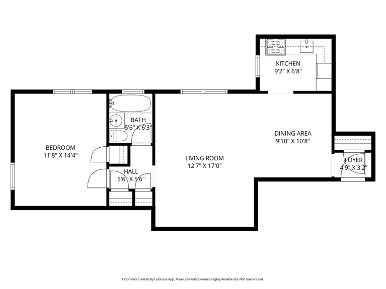 Floor plan at 22-60 79th St, Unit 3E, a condo apartment in Astoria, Queens (11370).