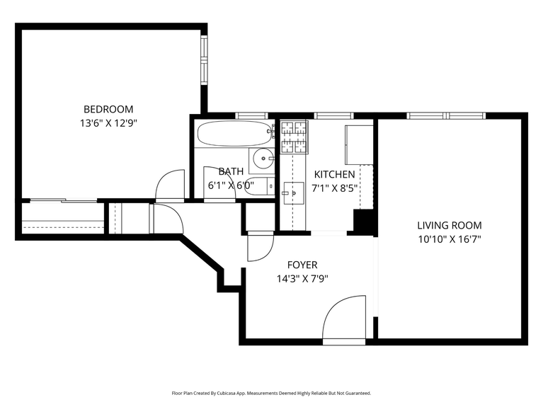 Floor Plan at 33-24 Junction Blvd, Unit 1R, a co-op apartment in Jackson Heights, Queens (11372).