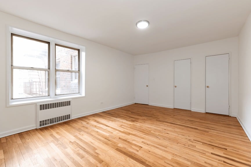 Bedroom at 79-10 34th Ave, Unit 4U, a co-op apartment in Jackson Heights, Queens (11372).