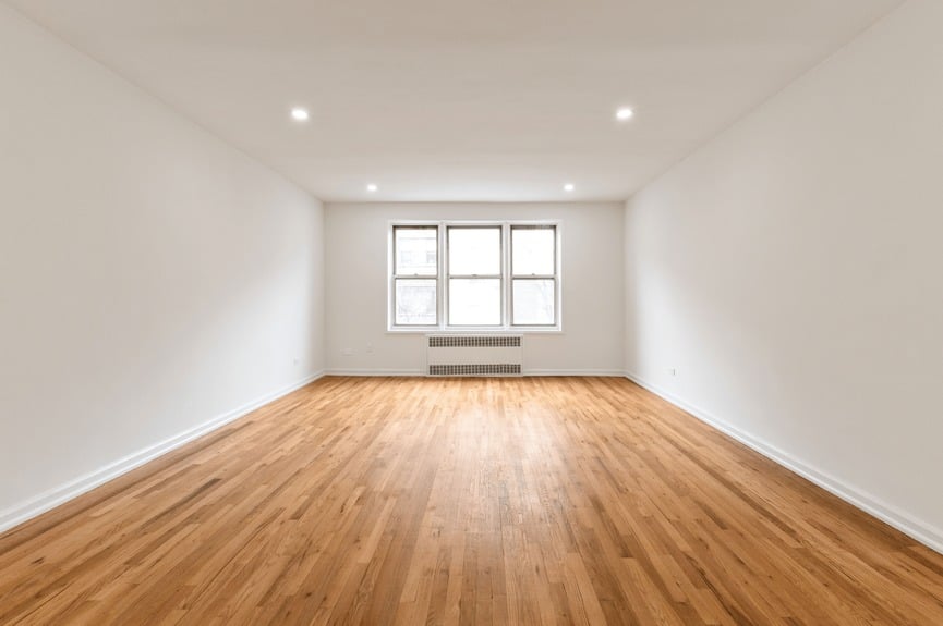 Living room at 79-10 34th Ave, Unit 4U, a co-op apartment in Jackson Heights, Queens (11372).