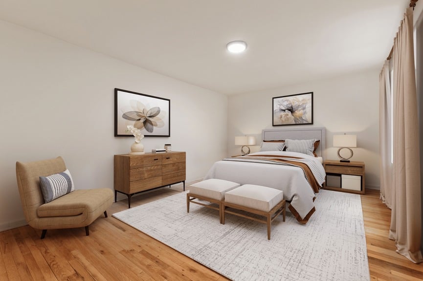 Primary Bedroom at 79-10 34th Ave, Unit 4U, a co-op apartment in Jackson Heights, Queens (11372).