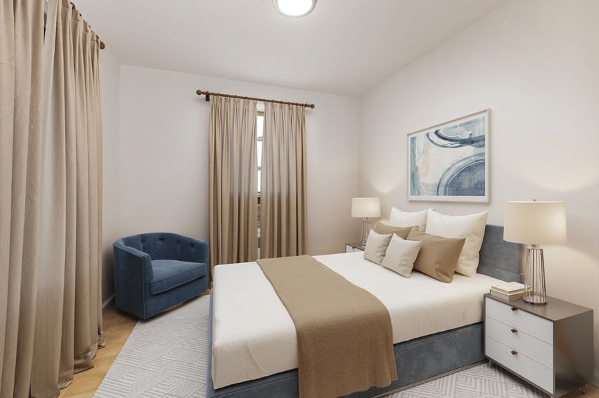 Primary Bedroom at 79-10 34th Ave, Unit 4U, a co-op apartment in Jackson Heights, Queens (11372).