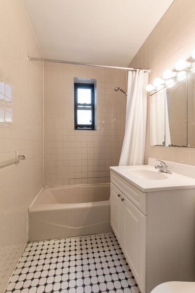 Bathroom at 22-43 77th St, unit C1, a condo apartment in Astoria, Queens (11370).