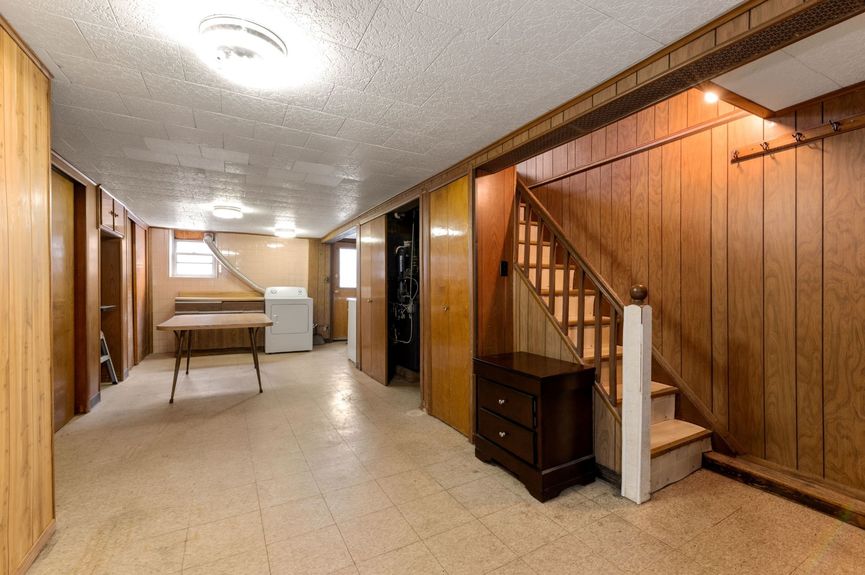 Basement at 20-29 28th St, a single-family home in Astoria, Queens (11105).