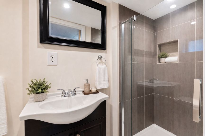 Bathroom at 20-29 28th St, a single-family home in Astoria, Queens (11105).